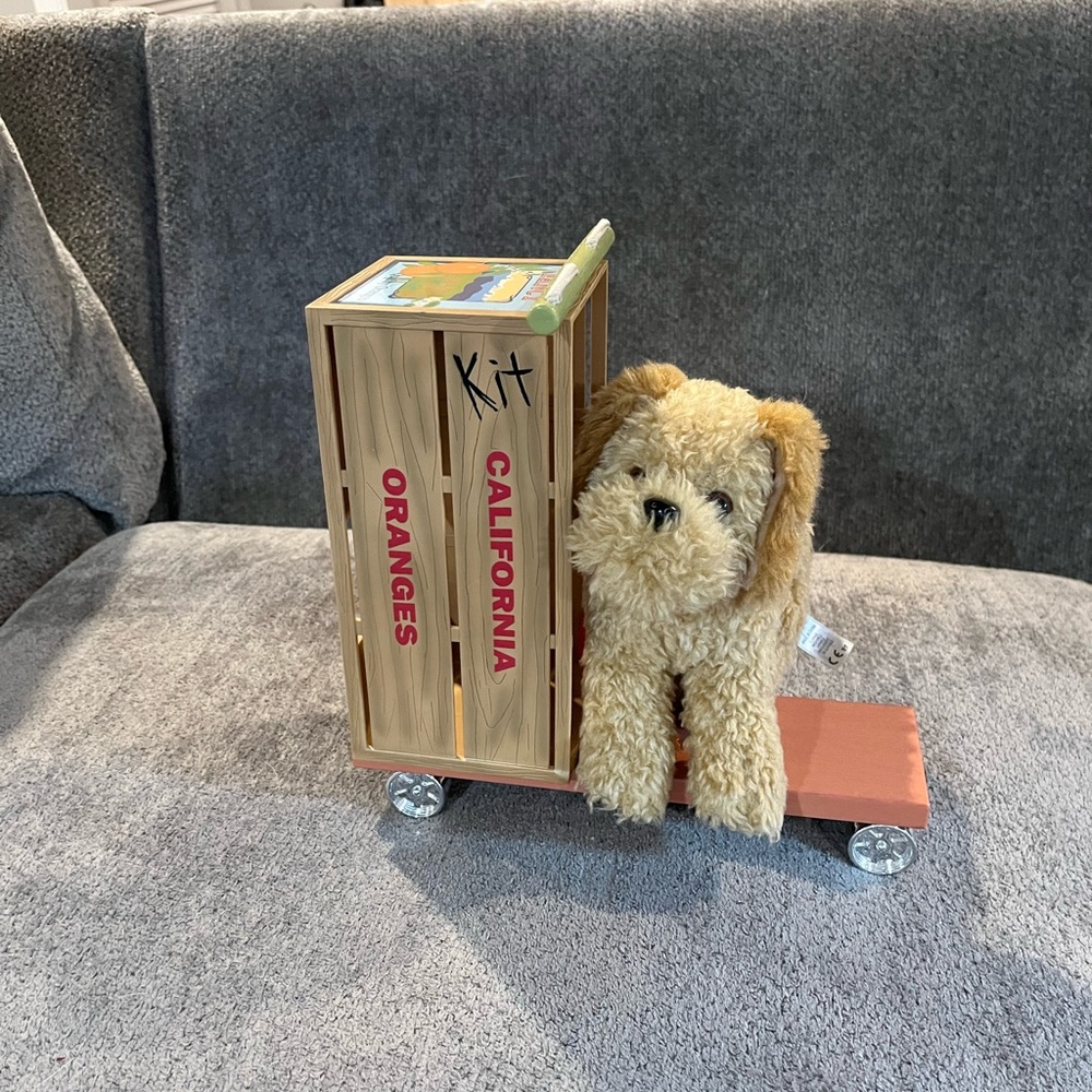 American Girl Doll Toys scooter and dog